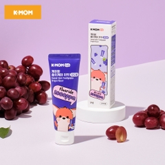 Kem đánh răng K-Mom ít Fluoride vị nho (3 - 8 tuổi)