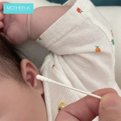 TĂM BÔNG SƠ SINH 1 ĐẦU XOẮN MOTHER-K HÀN QUỐC (300C)