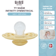 Ty ngậm núm đối xứng sillicone Infinity BIBS