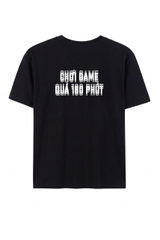 [GIG Store] Áo Thun Cotton Unisex Nam Nữ "Chơi Game Quá 180 Phút"