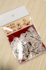 [Freeship] Sticker Chống Nước Ếch Ộp x GIG Ver. "Anh Em" Dán Laptop, Điện Thoại, Mũ Bảo Hiểm, Cốc,...