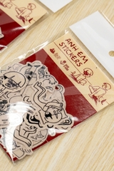 [Freeship] Sticker Chống Nước Ếch Ộp x GIG Ver. "Anh Em" Dán Laptop, Điện Thoại, Mũ Bảo Hiểm, Cốc,...