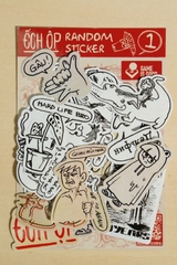 [Freeship] Set Sticker In Hình Meme | Ếch Ộp x GIG Dán Ốp Điện Thoại, Dán Laptop, Mũ, Cốc,...