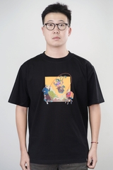 [BST Nối] Áo Phông Cotton In Hình Trò Chơi Dân Gian Nhảy Dây