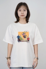 [BST Nối] Áo Phông Cotton In Hình Trò Chơi Dân Gian Nhảy Dây