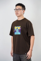 [BST Nối] Áo Phông Cotton In Hình Trò Chơi Dân Gian Ô Ăn Quan