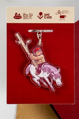 [Freeship] Móc Khóa Mica Ếch Ộp x GIG Sức Khỏe, Tình yêu, Bình An | Collection “Hí Hí”