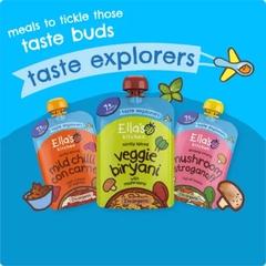 Túi dinh dưỡng hữu cơ vị mặn Ella’s Kitchen cho bé từ 7tháng