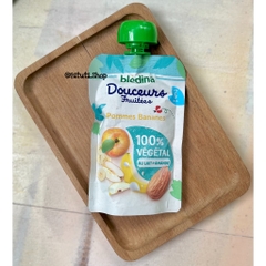 Trái cây nghiền mix sữa dừa Bledina túi 90g