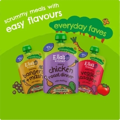 Túi dinh dưỡng hữu cơ vị mặn Ella’s Kitchen cho bé từ 7tháng