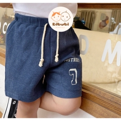 Quần đùi thun gân in số 7 Beemo