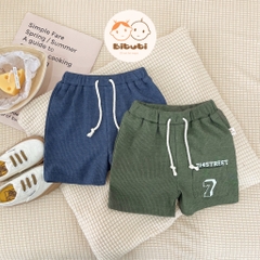 Quần đùi thun gân in số 7 Beemo