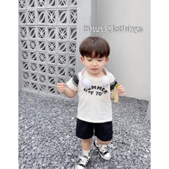 Set bé trai chữ Summer Beemo