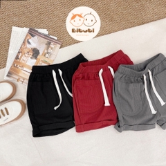 Quần đùi thun gân phối túi dây rút Beemo