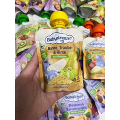Trái cây nghiền hữu cơ Babydream Đức cho bé từ 6 tháng túi 90g