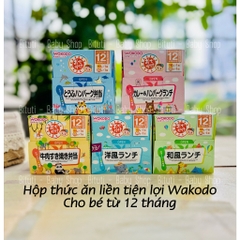 Set hộp ăn liền Wakodo 12 tháng