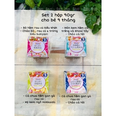 Set hộp cháo Kewpie 7-9m