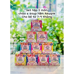 Set hộp cháo Kewpie 7-9m