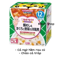 Set hộp cháo Kewpie 12m