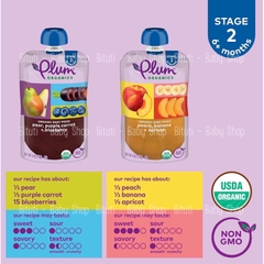 Trái cây nghiền Plum Organics 100g