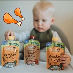 Túi dinh dưỡng hữu cơ vị mặn Ella’s Kitchen cho bé từ 7tháng