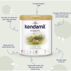 Sữa Kendamil Organic hộp 800gr