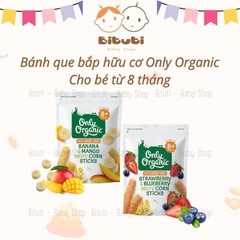 Bánh que bắp Only Organic 15gr