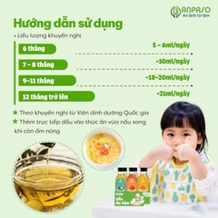Dầu ăn dặm Anpaso chai 50ml