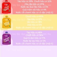 Sinh tố trái cây nghiền hữu cơ Ella Kitchen cho bé từ 6 tháng