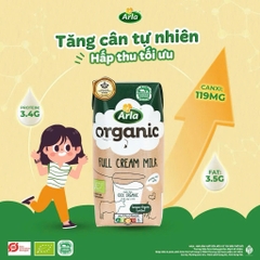 Sữa tươi hữu cơ Arla Organic hộp 200ml