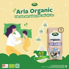 Sữa tươi hữu cơ Arla Organic hộp 200ml