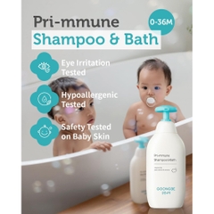 Sữa tắm gội Goongbe Pri-mmune Shampoo & Bath
