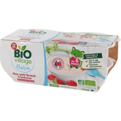 Sữa chua hữu cơ Biovillage Bébé Pháp cho bé từ 6 tháng
