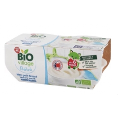 Sữa chua hữu cơ Biovillage Bébé Pháp cho bé từ 6 tháng