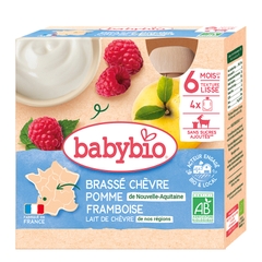 Sữa chua hữu cơ Babybio từ sữa bò/ sữa dê/ sữa cừu/ sữa thực vật dạng túi 85gr cho bé từ 6 tháng