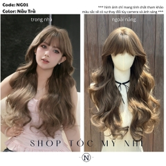 Tóc Giả Dệt Kim Mái Thưa Xoăn Thượng Hải NG01 65cm