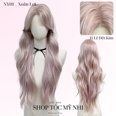 Tóc Giả Dệt Kim Hai Mái Bay Xoăn Layer NY01 Hai Mái Bay Xoăn Layer