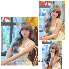 Tóc Giả Dệt Kim Mái Thưa Xoăn Thượng Hải NG01 65cm