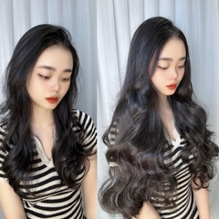 Tóc Giả Kẹp 6 Phím Xoăn 45cm - 60cm Tóc giả Dệt