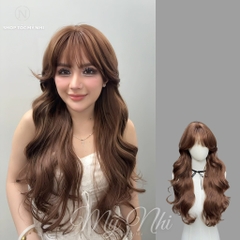 Tóc Giả Dệt Kim Mái Thưa Xoăn Thượng Hải NG01 65cm