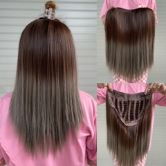 Kẹp U Socola nhuộm Xám 45cm thẳng