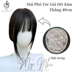 Mái Phủ Tóc Giả Dệt Kim Mái Thưa MP01 40cm