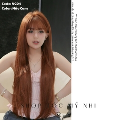 Tóc Giả Dệt Kim Mái Thưa Thẳng Cúp Baby NG04 dài 70cm
