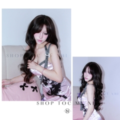 Tóc Giả Dệt Kim Mái Thưa Xoăn Thượng Hải NG01 65cm