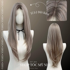 Tóc Giả Dệt Kim Thẳng Hai Mái NY03 Thẳng 65cm
