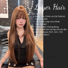 Tóc Giả Dệt Kim Mái Thưa Thẳng Cúp Baby NG04 dài 70cm