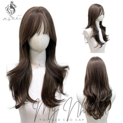 Tóc Giả Dệt Kim Mái Thưa Xoăn Layer CH007 50cm
