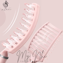 Lược Bán Nguyệt Gỡ Rối Chải Phồng Dành Cho Tóc (giao màu ngẫu nhiên)