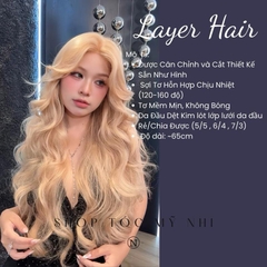 Tóc Giả Dệt Kim Hải Mái Pháp Xoăn Thượng TA01 Dài 65cm