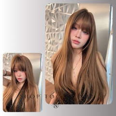 Tóc Giả  Dệt Kim Mái Thưa Cúp Layer NG03 dài 60cm